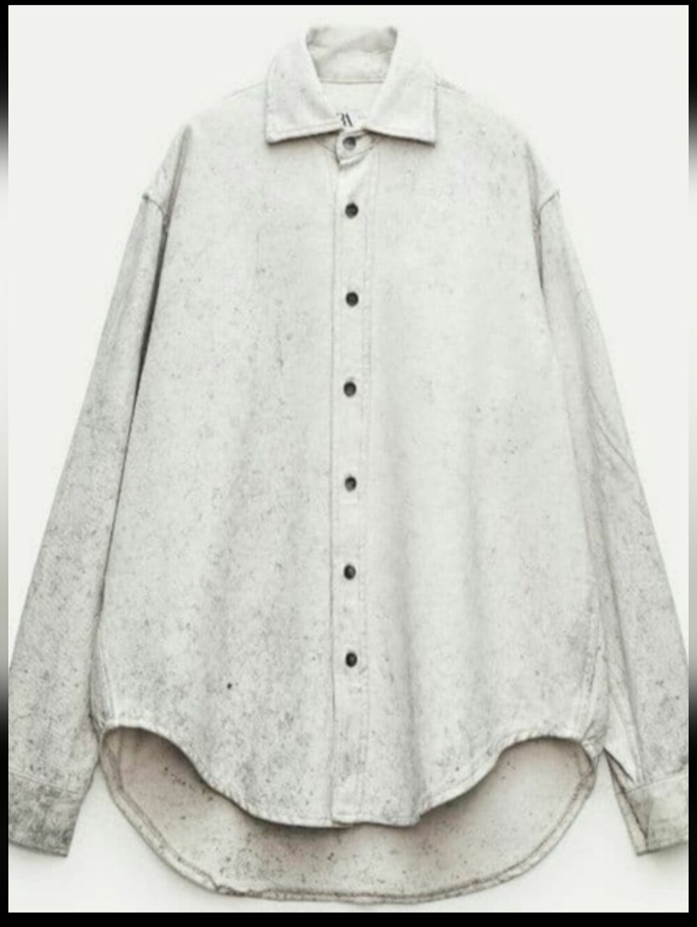 NWT Zara Splattered Jean Jacket